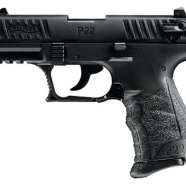 Walther P22 22LR 3.4" Barrel Black 10 Round, 2 Mags- CA Compliant - Handsguns | American Guns & Ammo