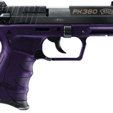 Walther PK380, .380 ACP, 3.66", 8rd, Purple with Black Slide - Handsguns - American Guns & Ammo