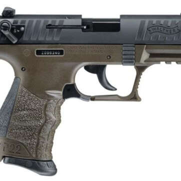 Walther P22 QD 22LR 3.42" Barrel Military Green Frame - Handsguns | American Guns & Ammo