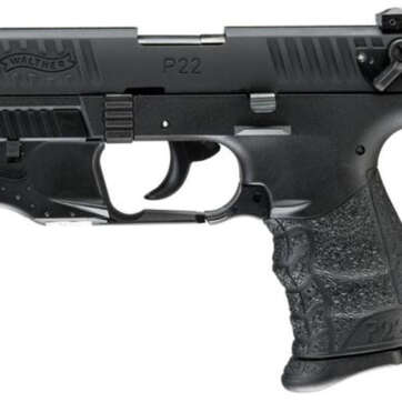 Walther P22 QD, Laser 22LR 3.42" Barrel Black 10rd Mag - Handsguns | American Guns & Ammo