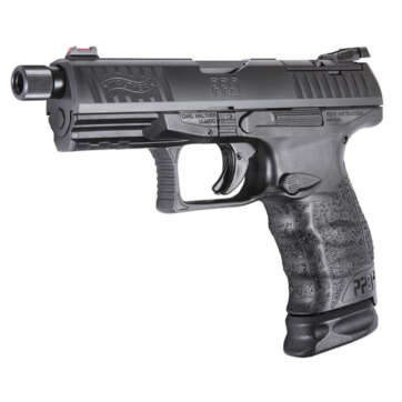 Walther PPQ M2 Q4 TAC 9mm, 4" Threaded Barrel, Optic Ready, 15rd - Handsguns | American Guns & Ammo
