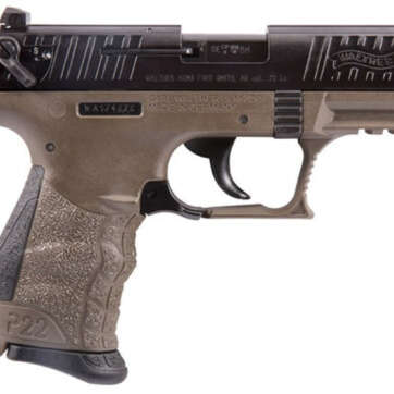 Walther P22, .22 LR, 3.42 Barrel", 10rd, Flat Dark Earth, California Compliant - Handsguns | American Guns & Ammo