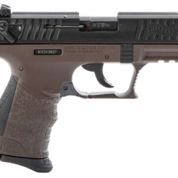 Walther P22 QD *Certified Used* .22 LR, 3.42" Barrel, 3-Dot Sights, OD Green, 10rd - Handsguns | American Guns & Ammo