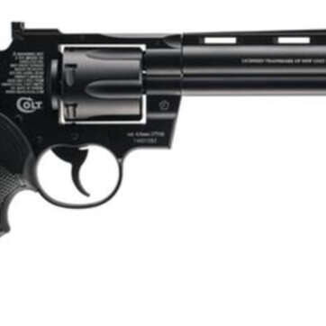 Umarex Firearms Colt Python BB Revolver .177 Caliber 5.5" Barrel Adjustable Sights Black - Air Guns & BB Guns | American Guns & Ammo