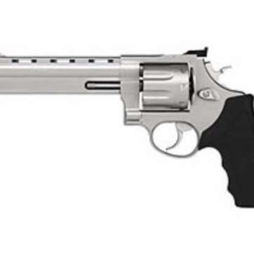 Taurus 608 357 Mag 6.5" Ported Barrel, Adjustable Sight Rubber Grip 8 Round - Handsguns | American Guns & Ammo