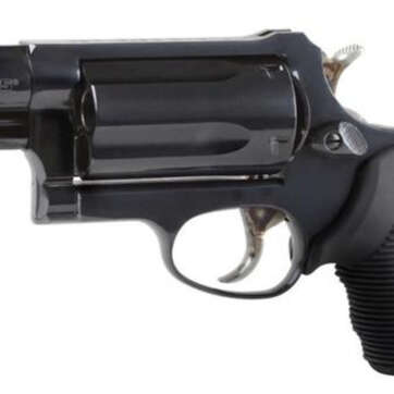 Taurus Judge Tracker Public Defender 410/45LC 2.5" 5rd Ribber Grip Bl - Handsguns | American Guns & Ammo