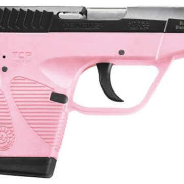 Taurus 738 TCP, .380 ACP, 3.3", 6rd, Pink Polymer Frame, Blued Slide - Handsguns | American Guns & Ammo
