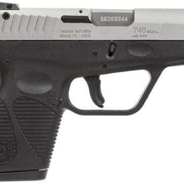 Taurus 740 Slim SA/DA 40S&W 3" Barrel, Black Polymer Grip SS Slide, 6rd - Handsguns | American Guns & Ammo
