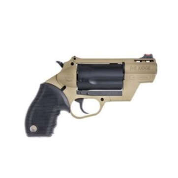 Taurus Judge Public Defender 410/45Colt 2" Barrel 2.5" Chamber Flat Dark Earth Frame - Handsguns | American Guns & Ammo