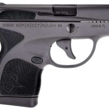 Taurus Spectrum .380 ACP, 2.8", 6/7rd, Black Polymer Grip, Black - Handsguns - American Guns & Ammo