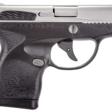 Taurus, Spectrum, Semi-automatic Striker Fired Pistol, 380ACP, 2.8" Barrel, Black Polymer Frame, Black Overmold, Stainless Slide, 1-6Rd & 1-7Rd, 2 Magazines - Handsguns - American Guns & Ammo