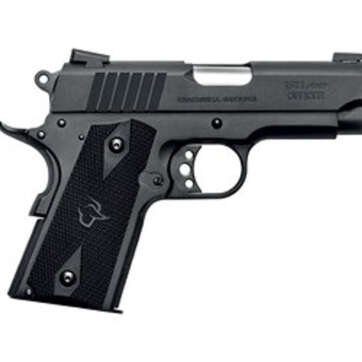 Taurus, 1911, Semi-automatic, Officer Size, 45 ACP, 3.5" barrel, Steel Frame, Black, 8Rd, Novak - Handsguns - American Guns & Ammo