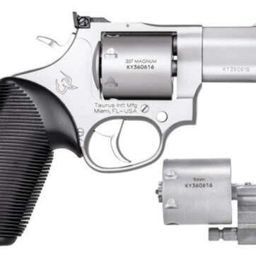 Taurus 692 Standard Revolver, .357/.38,/9mm, 3" Barrel, 7rd, Stainless Finish - Handsguns | American Guns & Ammo