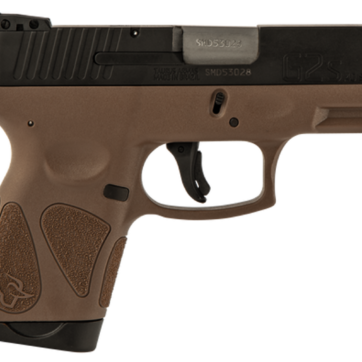 Taurus G2S. .40 S&W, 3.26" Barrel, 7rd, Black Slide, Brown - Handsguns | American Guns & Ammo