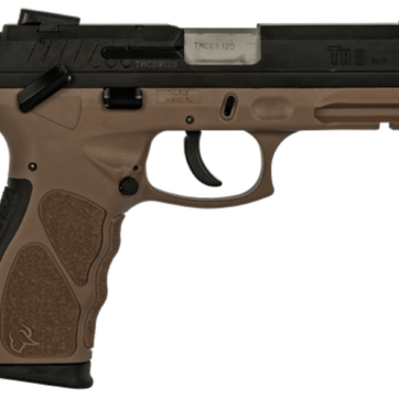 Taurus TH9, 9mm, 4.25" Barrel, 17rd, Black Slide, Brown - Handsguns | American Guns & Ammo