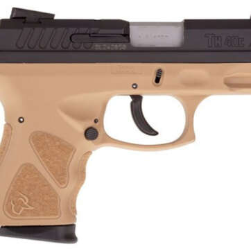 Taurus TH40C, .40 S&W, 3.54" Barrel, 15rd, Novak Sights, Flat Dark Earth Frame, Black Slide - Handsguns - American Guns & Ammo