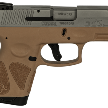 Taurus G2S, 9mm, 3.26" Barrel, 7rd, Stainless Slide, Tan - Handsguns | American Guns & Ammo