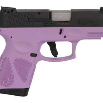Taurus G2S, 9mm, 3.26" Barrel, 7rd, Black Slide, Purple - Handsguns | American Guns & Ammo