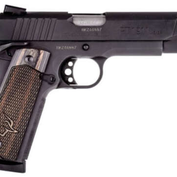 Taurus 1911, 45 ACP, 5" Barrel, 8rd, Novak Sights, Walnut Grips, Black - Handsguns - American Guns & Ammo