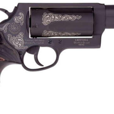 Taurus Judge, .45 LC / .410 Ga, 3" Barrel, 5rd, Black /W Engraved Scrolling - Handsguns | American Guns & Ammo
