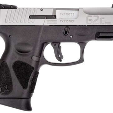 Taurus G2c, 9mm, 3.25" Barrel, 10rd, Black Frame, Stainless Steel Slide - Handsguns - American Guns & Ammo