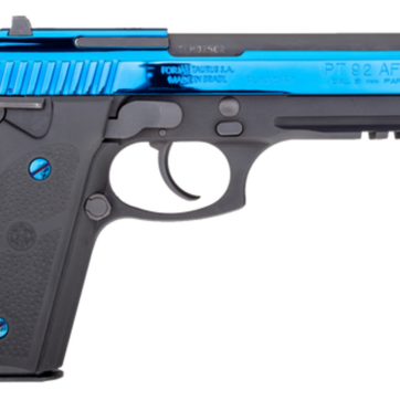 Taurus 92 9mm, Blued PVD Hogue, Matte Black, 17rd - Handsguns | American Guns & Ammo