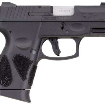 Taurus G2c 9mm, 3.2" Barrel, Night Sights, Black, Blued Stainless Steel Slide, 10rd - Handsguns | American Guns & Ammo