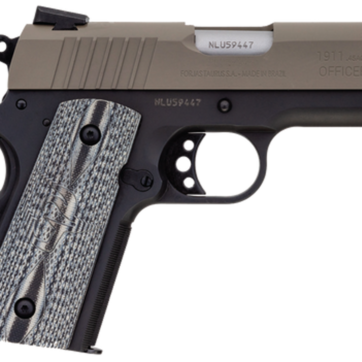 Taurus 1911 Officer, .45 ACP, 3.51" Barrel, 7rd, Sand Slide, Black - Handsguns | American Guns & Ammo