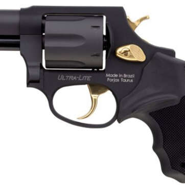 Taurus 856 38 Special, 2" Barrel, Black Rubber Grip Gold Accents, 6rd - Handsguns - American Guns & Ammo