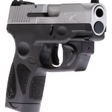 Taurus G2S Viridian Laser 9mm, 3.25" Barrel, Black Grip and Frame, Stainless Steel Slide, 7rd - Handsguns | American Guns & Ammo