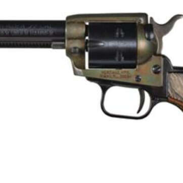 Heritage Rough Rider 22LR/22 Mag, 4.75" Barrel, Camo Lam Grip, Case Hardened, 6rd - Handsguns | American Guns & Ammo