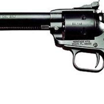 Heritage Rough Rider, .22 LR, 6.5" Barrel, 6rd, Green Camo Grips, Black - Handsguns | American Guns & Ammo