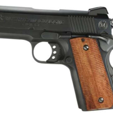 American Classic Amigo 45 ACP 3.5" Barrel, Deep Blue Finish, Checkered Hardwood Grips, 7 Rnd Mag - Handsguns - American Guns & Ammo