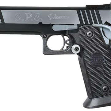 SPS Pantera Single 45 ACP, 5" Barrel, Black Poly Grip, Black/Chrome Slide,, rd, 12 rd - Handsguns | American Guns & Ammo
