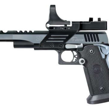 SPS Vista Long Slide Single .38 Super, 5.5" Barrel, TB, Black Frame, Black/Chrome,, rd, 21 rd - Handsguns | American Guns & Ammo