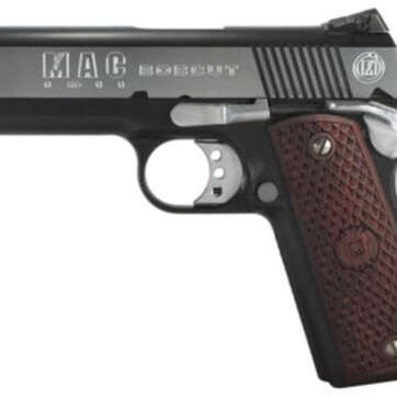 Metro Arms 1911 Bobcut 45 ACP 4.25" Barrel Black Chrome Finish Novak-Type Rear Sight Hardwood Grips 8rd Mag - Handsguns | American Guns & Ammo