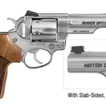 Ruger GP100 Match Champion Double Action Revolver .357 Magnum 4" Barrel SS - Handsguns | American Guns & Ammo