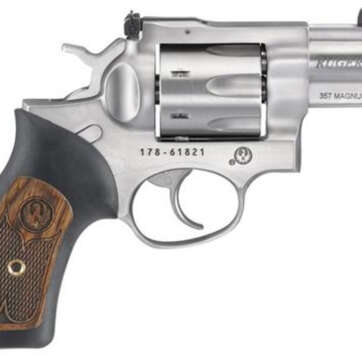 Ruger Model GP1-100 .357 Mag/38 Spec 2.5" Barrel Satin SS Finish Fiber Optic Front Sight 7rd - Handsguns | American Guns & Ammo