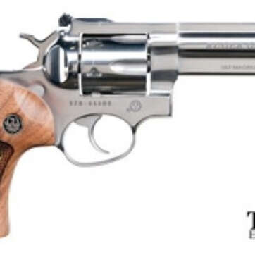 Ruger GP100 Limited Edition 357 Mag/38 Spl 4" Full Lug Barrel, High Polish SS, Adjustable Sights Wood Grips 6rd - Handsguns | American Guns & Ammo