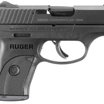 Ruger LC9S Standard 9mm, 3.12" Barrel, 3-Dot, Black Polymer Grip, 7rd Mag - Handsguns | American Guns & Ammo