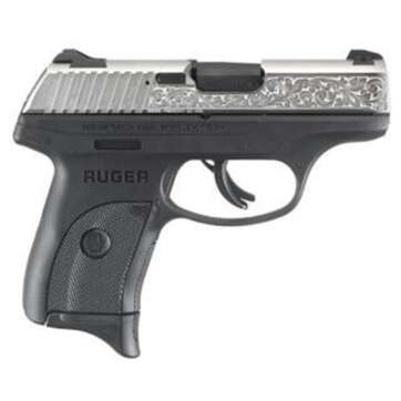 Ruger LC9S Talo Edition, 9mm, 3.12", 7rd, Black/Engraved Nickel - Handsguns - American Guns & Ammo