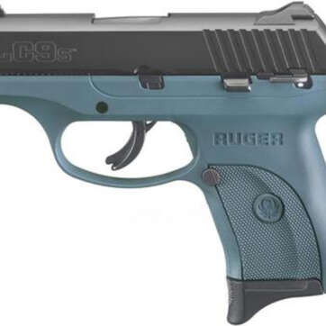 Ruger LC9s 9mm, 3.12", 7rd, Fixed Sights, Titanium Blue Frame - Handsguns - American Guns & Ammo