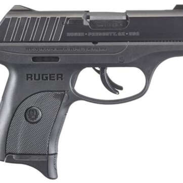 Ruger EC9S Compact 9mm, 3.1" Barrel, Thumb Safety, Fixed Sights, 7rd - Handsguns | American Guns & Ammo