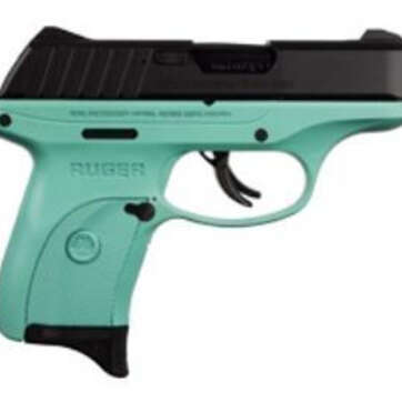 Ruger EC9S, 9mm, 3.12", Turquoise Frame, 7rd - Handsguns - American Guns & Ammo