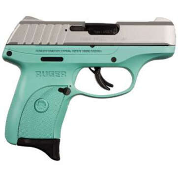 Ruger EC9S 9mm, 7rd, Stainless Steel/Turquoise TALO - Handsguns - American Guns & Ammo