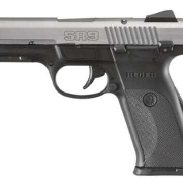 Ruger SR9 Pistol, 9mm, Stainless Steel, 10 Rd Mag - Handsguns - American Guns & Ammo