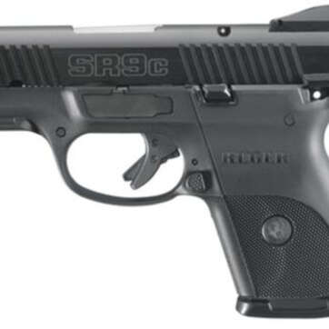 Ruger SR9C Compact Pistol, 9mm, Black Alloy Slide, 3.5", 10 Rd Mags - Handsguns | American Guns & Ammo