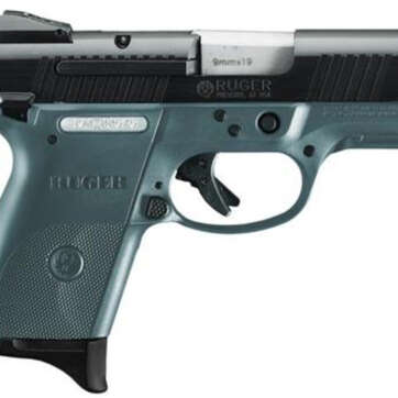 Ruger SR9C Compact 9mm, Titanium Blue,, , 17 rd - Handsguns - American Guns & Ammo