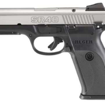 Ruger SR40 40SW, Stainless Slide, 15RD Mag - Handsguns | American Guns & Ammo