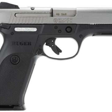 Ruger SR40 Pistol, 40SW, Stainless Slide, 4.1" Barrel, 10RD Mag - Handsguns | American Guns & Ammo